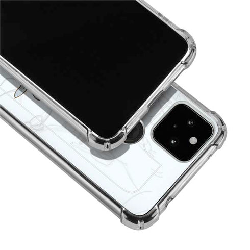 Disney Dumbo Classic sketched portrait Google Pixel 5 Clear Case